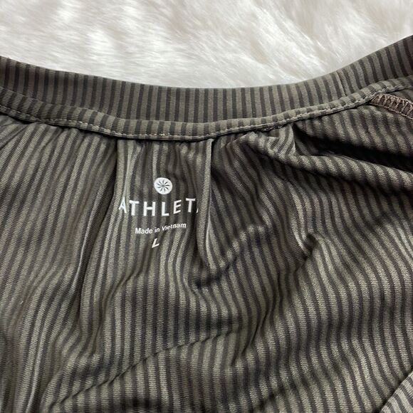 Athleta Pump It Up Reflective Stripe Long Sleeve Running Top - Picture 3 of 5